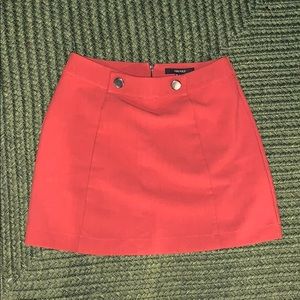 Burnt orange skirt